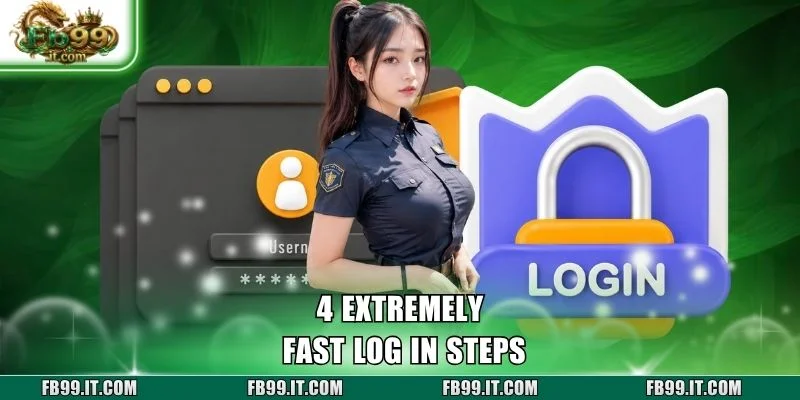 4 extremely fast log in steps