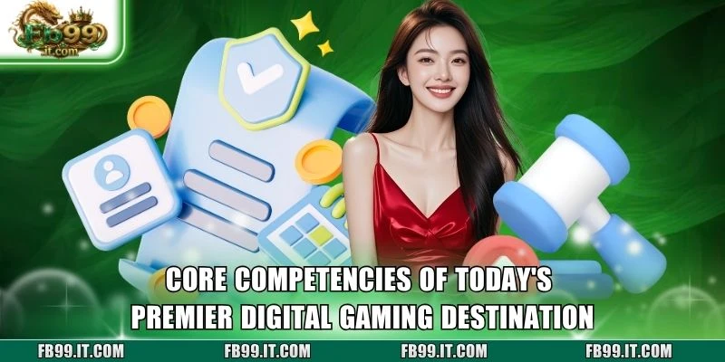 Core competencies of today's premier digital gaming destination