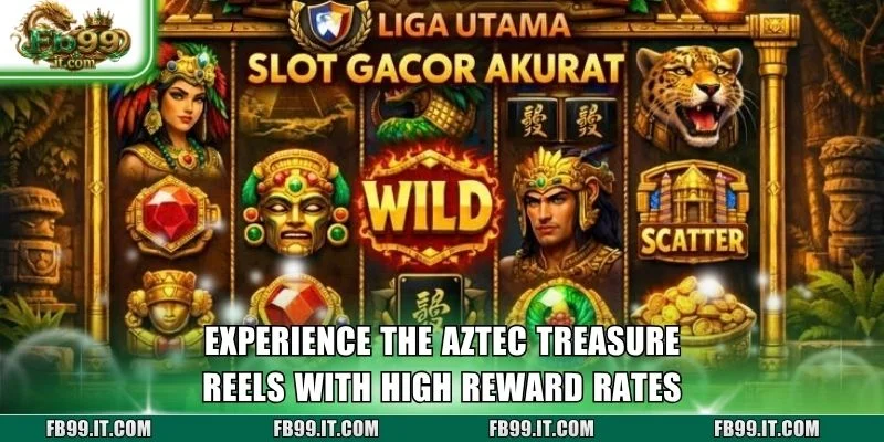 Experience the Aztec Treasure reels with high reward rates