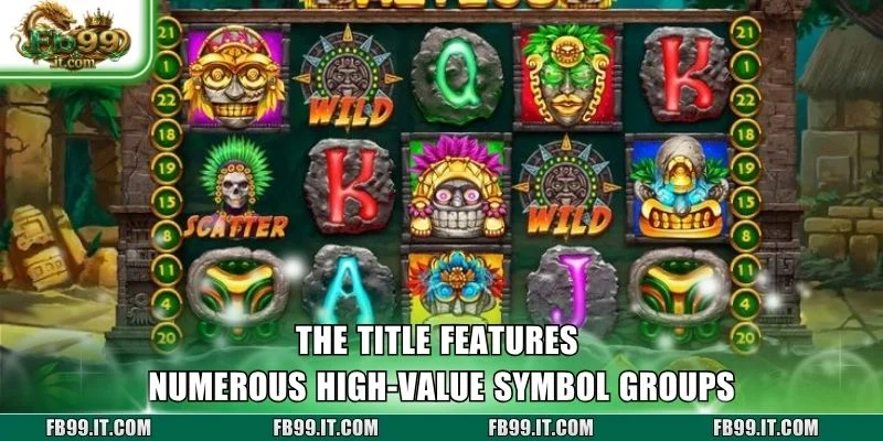The title features numerous high-value symbol groups
