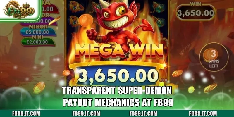 Transparent Super-demon payout mechanics at FB99